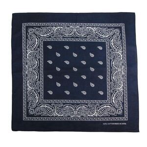 CTM Classic Cotton Paisley Bandana - All-Purpose Function and Style